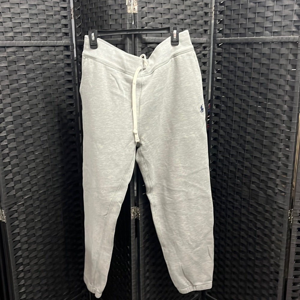 Gray mens polo sweats
